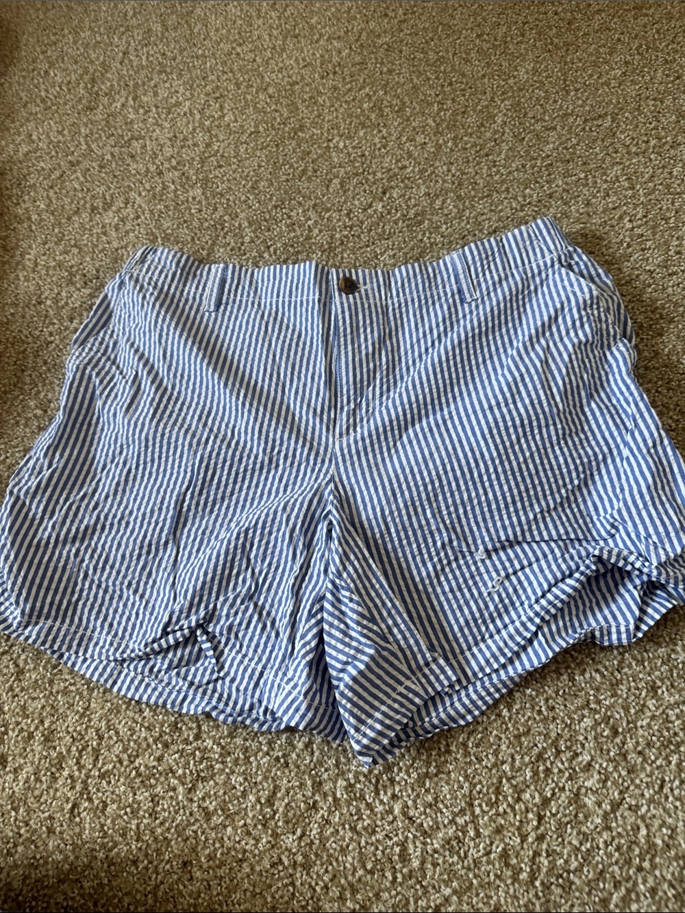 Old Navy Blue and White Striped Women’s Shorts